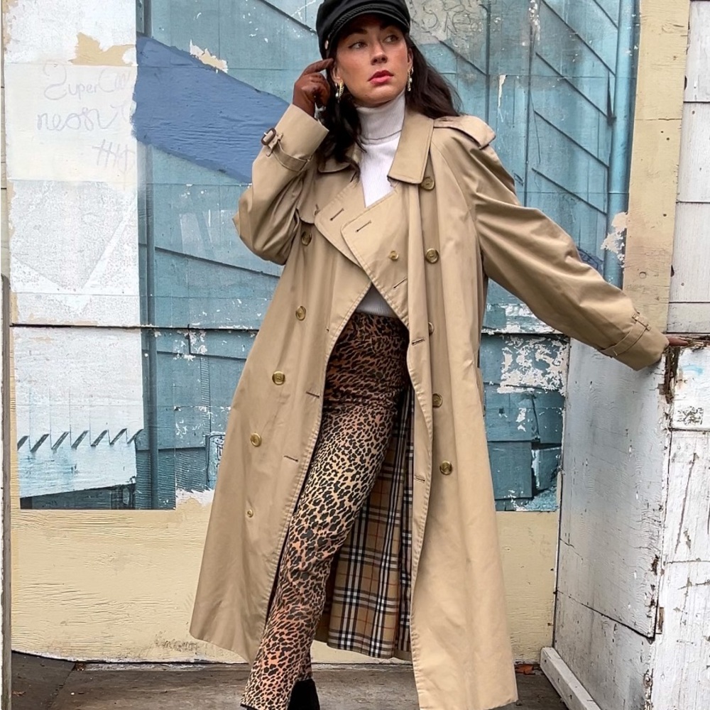 Burberrys Vintage long trench coat